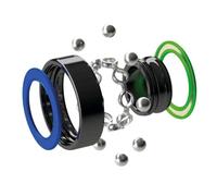 BEARING SGM SPORT Roulement moyeu 17 x 28 x 7 mm noir enduit