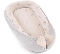 bearmoss Baby Réducteur de Lit Bébé 90x55cm en Minky Polyvalent pour Nid d'ange Couffin (Rose)