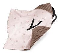 bearmoss Couverture Enveloppante Bébé 90 x 90cm Chanceliere Enveloppante Bébé Poussette ou Siege Auto Cosy Lavable nid d Ange pour Naissance Enfant(Pentagramme de Sable)