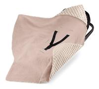 bearmoss Couverture Enveloppante Bébé 90 x 90cm Chanceliere Enveloppante Bébé Poussette ou Siege Auto Cosy Lavable nid d Ange pour Naissance Enfant(Sablonneux)