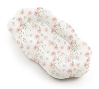 bearmoss Reducteur de lit Bébé,Couffin Cocon Nid Bébé 80x50cm Doux Chaleur Naissance Couffin Nid d'ange Convient pour Lit Bebe Berceau Chambre et Voyage (Jardin)
