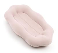 bearmoss Reducteur de lit Bébé,Couffin Cocon Nid Bébé 80x50cm Doux Chaleur Naissance Couffin Nid d'ange Convient pour Lit Bebe Berceau Chambre et Voyage (Rose Pâle)
