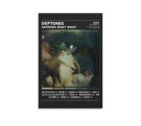 BEARMY Deftones Poster sur toile avec couverture musicale du samedi soir du poignet des années 90 (2) Décoration murale pour salon, chambre à coucher, style sans cadre 30 x 45 cm