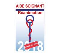 Bearn Aide Soignant Réanimation Caducée Année Au Choix Autocollant Adhésif Sticker