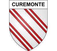 Bearn Curemonte 19 Ville Sticker Blason écusson Autocollant adhésif - 4 cm