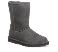 BEARPAW Elle Youth Plusieurs couleurs | Bottes classiques en daim | Bottes d'hiver confortables pour jeunes, graphite, 7