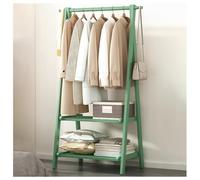 BEARQUN Portant à Vêtements en Bois, Porte-Manteaux avec Étagère à Chaussures, Solide et Durable, avec Crochets, Capacité de Charge de 100 kg, pour Maison Salon : 66/86/116CMx40CMx160CM