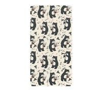 Bears and Tube Music Draps de jeu pour bébé garçons et filles Doux Drap-housse et matelas de mini berceau 68,6 x 99,1 cm