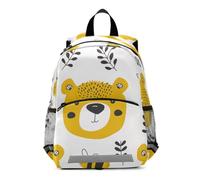 Bear's Face Bee Sac à dos pour tout-petits, sac à dos pour enfants pour garçons et filles, sac de voyage pour maternelle