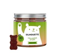 Bears with Benefits - Gummies Collagène & OPC - Peau Raffermie - 30 unités | Silhouette - avec Peptides de Collagène, OPC, Vitamine C, E - Cure de 1 mois - Sans Sucre