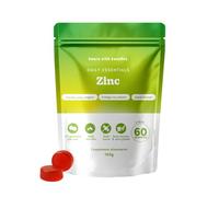 Bears with Benefits - Gummies Zinc 25mg- Cheveux & Ongles - 60 unités | Daily Essentials - Zinc - Cure de 2 mois - Sans Sucre, Vegan