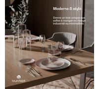 Bearsdon Plateau de table 180 x 90 cm pour cuisine et salle à manger | Bois stratifié robuste