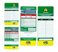 BearTOOLS Lot de 10 inserts transparents pour échafaudage - Qualité - Accès facile - Étanche (uniquement)