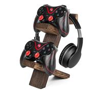 BEARUT Wood Support universel pour manette de jeu à 2 niveaux pour Xbox Series PS5 PS4