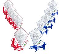 Bea's Party 20 pcs Cerf Volant Enfant pour colorier Cadeaux Enfants Anniversaire Ecole DIY Activites manuelles pour Enfants Cadeaux Enfants pour colorier Mariage Gadgets Fête Annivers