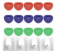 BEASAFY 15 Pièces Ecrans pour Urinoir, Pastilles Urinoir, Filtre D'urinoir avec Parfum, Desodorisant Urinoir, Tamis D'urinoir, Filtre à Urinoir pour Hôtels, Appartements, Centres Commerciaux, Écoles