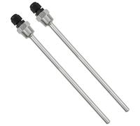 BEASAFY 2 Pièces Puits Thermométrique, Filetage G 1/2" Thermopocket, Manchons de Plongée en Acier Inoxydable 304, Tuyaux de Protection pour Sonde de Température (200mm)