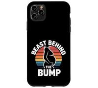 Beast Behind The Bump Papa père Mari bébé |- Coque pour iPhone 11 Pro Max