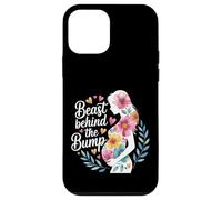 Beast Behind The Bump Papa père Mari bébé - Coque pour iPhone 12 Mini