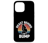 Beast Behind The Bump Papa père Mari bébé |- Coque pour iPhone 13 Pro Max