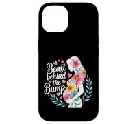 Beast Behind The Bump Papa père Mari bébé - Coque pour iPhone 14