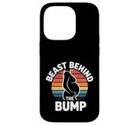 Beast Behind The Bump Papa père Mari bébé |- Coque pour iPhone 14 Pro