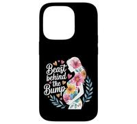 Beast Behind The Bump Papa père Mari bébé - Coque pour iPhone 14 Pro