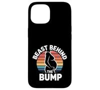 Beast Behind The Bump Papa père Mari bébé |- Coque pour iPhone 15