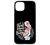 Beast Behind The Bump Papa père Mari bébé - Coque pour iPhone 15 Plus