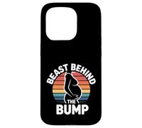 Beast Behind The Bump Papa père Mari bébé |- Coque pour iPhone 15 Pro