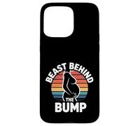 Beast Behind The Bump Papa père Mari bébé |- Coque pour iPhone 15 Pro Max