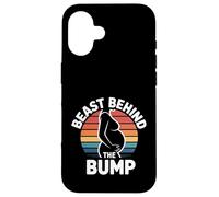 Beast Behind The Bump Papa père Mari bébé |- Coque pour iPhone 16