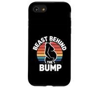 Beast Behind The Bump Papa père Mari bébé |- Coque pour iPhone SE (2020) / 7/8