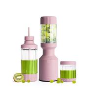 BEAST Blender smoothie 850W - Mixeur haute performance avec 3 bouteilles portables en Tritan - 785 ml - Couvercles et lames en acier inoxydable - Smoothie maker pour milkshakes, sauces et plus - Lilas