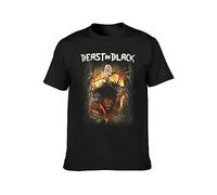 Beast in Black from Hell with Love Men's T-Shirt Unisex Black Tee 3XL
