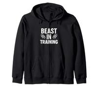 Beast in Training Graphic Funny Gym Workout Sweat à Capuche