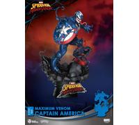 Beast Kingdom D-Stage Marvel Comics Maximum Captain America Venom PVC Diorama