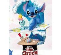 Disney Summer Series D-Stage PVC Diorama Stitch Surf 15 cm