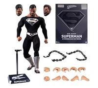 Beast Kingdom - Figurine d'action Warner Bros DC Comics Superman Black Suit 1:9 Dynamic 8ction Heroes
