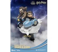 Diorama - Harry Potter - Hagrid et la moto volante - 16 cm - Produit officiel - D-Stage