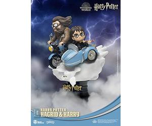 Beast Kingdom - Figurine Harry Potter, Hagrid et Harry Diorama Stage D-Stage