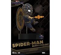 Beast Kingdom - Spider-Man No Way Home Ea-041 Spider-Man Blk & Gold Suit Action Figure [Collectables] Action Figure, Collectible