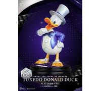 beast kingdom Toys Disney 100th Statuette Master Craft Tuxedo Donald Duck (Platinum Ver.)