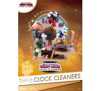 Beast Kingdom Toys Mickey Mouse Clock Cleaners D-Stage PVC Diorama Statue 15 cm BKDD-STAGE-046