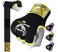 Beast Rage Gants de Boxe en Gel MMA de 75 cm de Long, rembourrés, élastiques, pour Sac de Frappe, entraînement Muay Thai, Bandages UFC pour Hommes, Femmes, Enfants