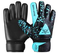 BEAST RAGE Gants de Gardien de But pour Enfants,Gants de Gardien de But pour Enfants avec Double Support de Poignet (Aqua, Size 2 Suitable for 4 to 5 Years Old)