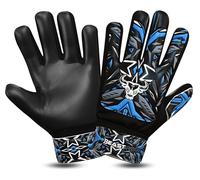 BEAST RAGE Gants de Gardien de But pour garçons,Enfants, Jeunes Gants de Gardien de But de Football, Forte adhérence,Soutien du Poignet (Bleu, Taille 2 pour Les Enfants de 4 à 5 Ans)