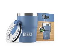 Beast Tumbler - 300 ml (10 oz), Stormy Sky | Reusable Stainless Steel, Vacuum Insulated Cup | Double Wall Travel Flask Perfect for Hot or Iced Coffee | BPA Free