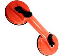 Beast Ventouse de vitrier pour vitres jusqu'à 60 kg Double ventouse - Puissant via ventouse produit sous pression - Ne laisse pas de traces sur la surface - Manipulation aisée - Orange
