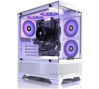 BEASTCOM Q3 Essential Gaming PC Gamer Blanc AMD Ryzen 7 5700G 8X4.6 GHz 4K Vega 16 Go RAM 512 GB SSD WiFi Win11